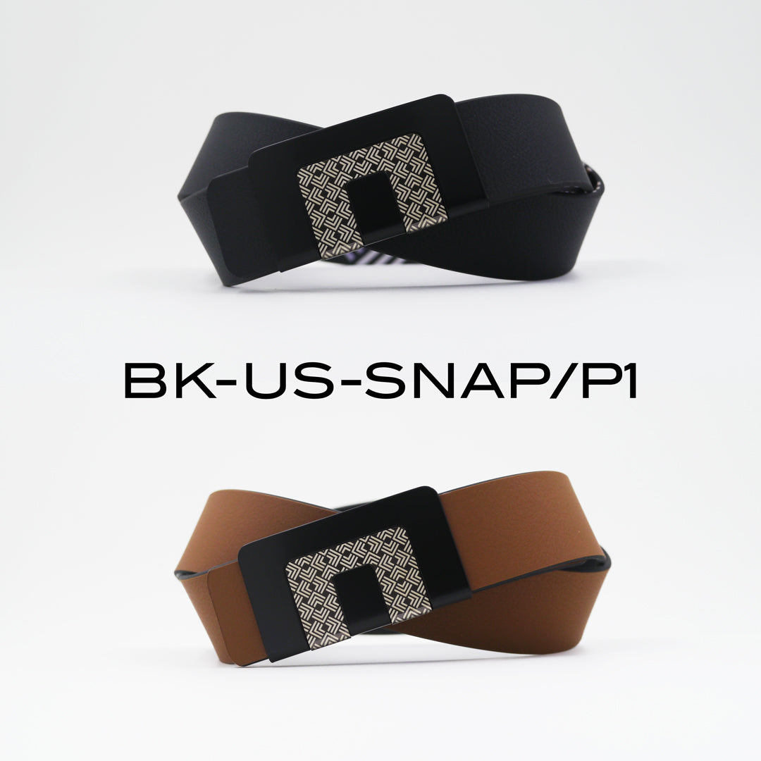 MIN BELT - BLACK BUCKLE, USUAL STRAP