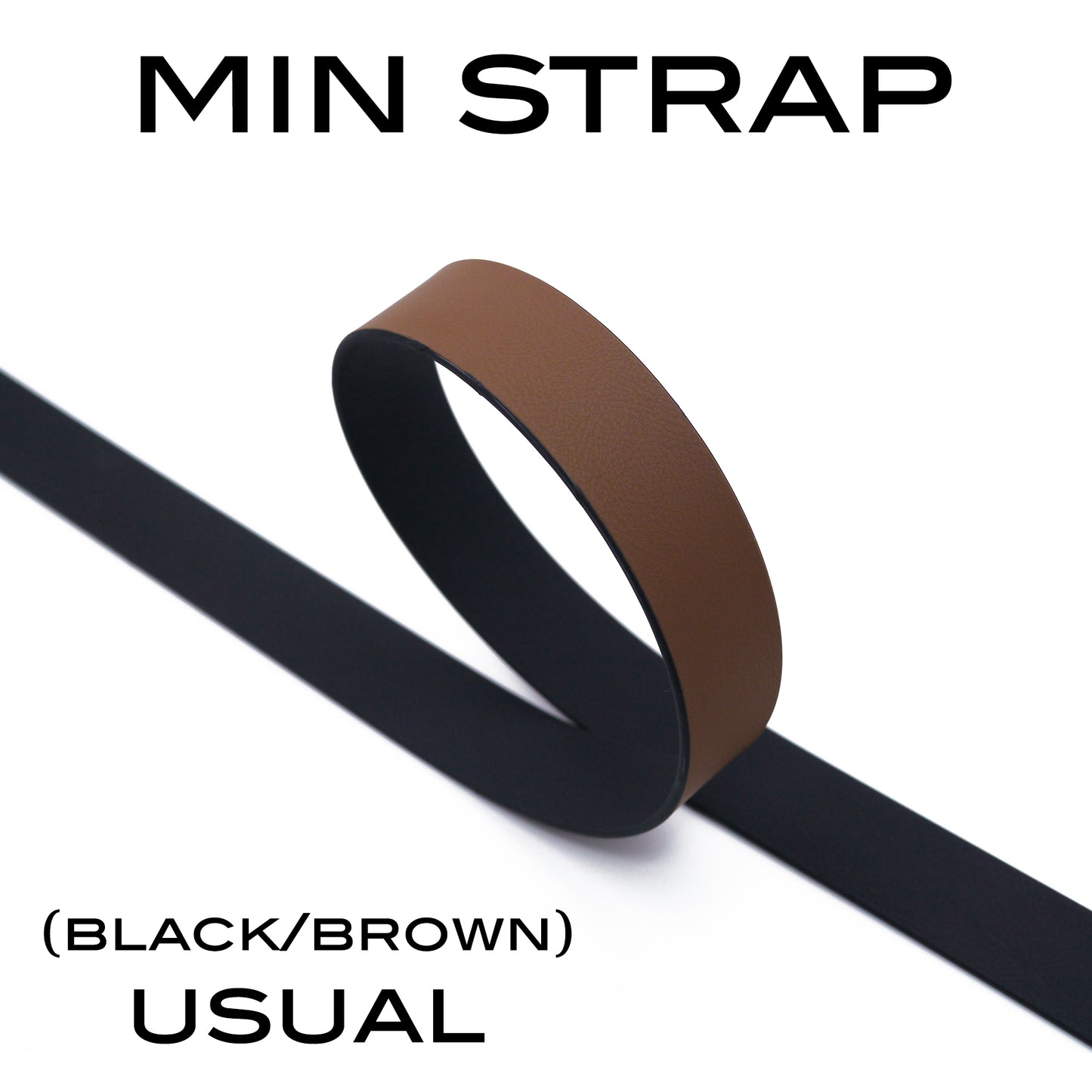 MIN BELT - SILVER BUCKLE, USUAL STRAP